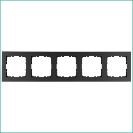 Рамка 5-м G-Classic антрацит Jasmart G1005B