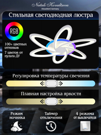 Накладная люстра Natali Kovaltseva LED LAMPS 81152