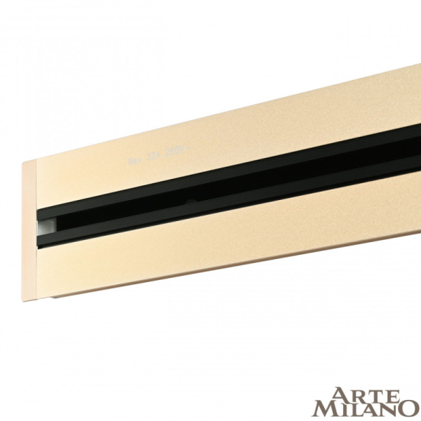 Трековая система розеток Arte Milano 385205TBB/50 Gold