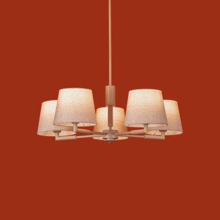 Люстра на штанге Freya FR2057PL-05BG