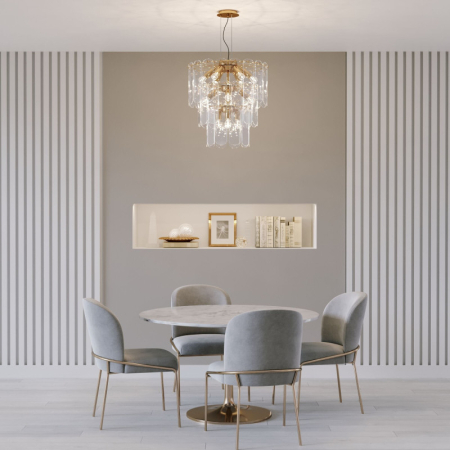 Подвесная люстра Eurosvet 60171 золото