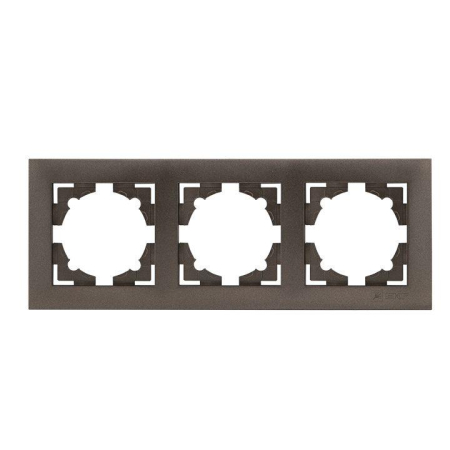 Рамка 3-м Валенсия графит EKF EWM-G-303-60