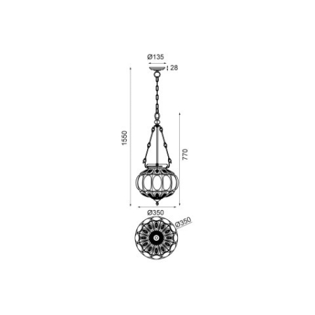 Подвесной светильник Vele Luce VL4266P13