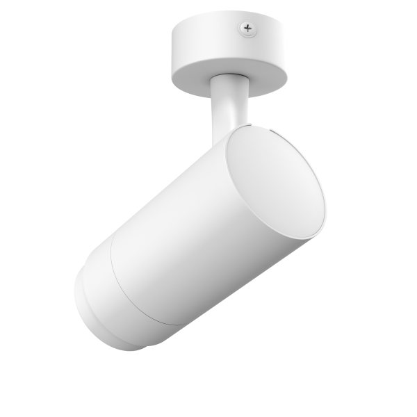 Трековый светильник Geniled Track Classic Zoom 10Вт 4000K 90Ra с потолочной чашкой 60x25 Белый