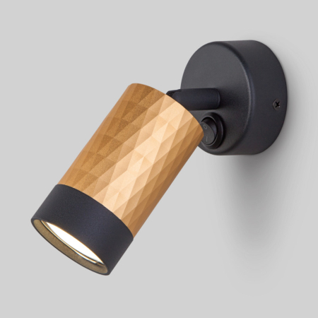 Спот Eurosvet 20088/1 черный/золото