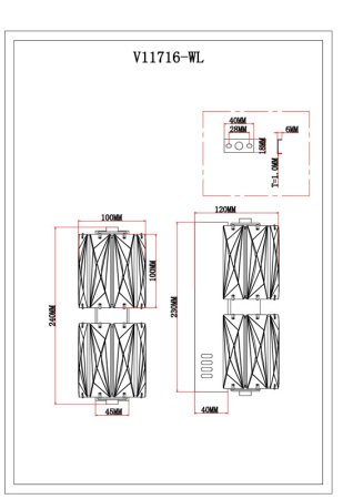 Бра Moderli V11716-WL