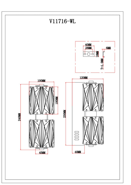 Бра Moderli V11716-WL