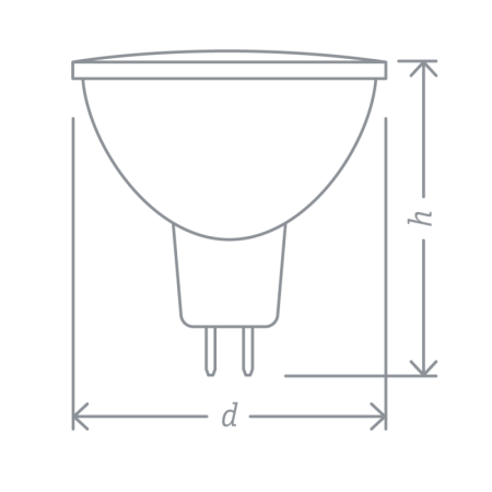 Лампа светодиодная 94 262 NLL-MR16-5-12-3K-GU5.3 5Вт 3000К тепл. бел. GU5.3 360лм 12В Navigator 94262