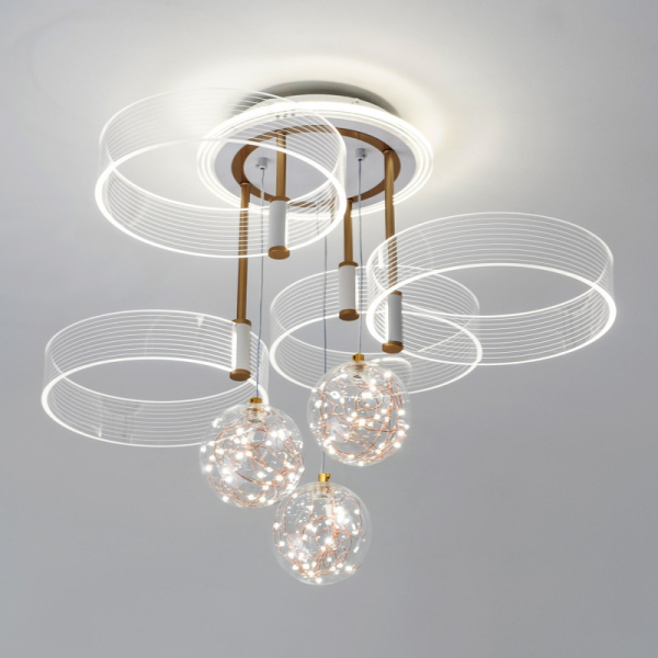 Накладная люстра LED4U L1040-750 WT