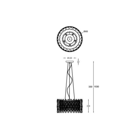Подвесная люстра Vele Luce VL3113P05