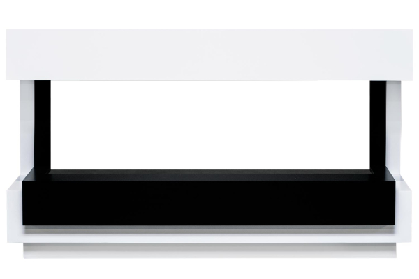 Royal Flame Каминокомплект Cube 50 - Белый с черным с очагом Astra 50 RF