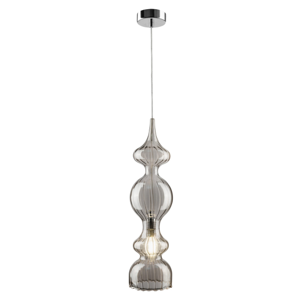 Crystal Lux Светильник подвесной Crystal Lux IRIS SP1 A SMOKE