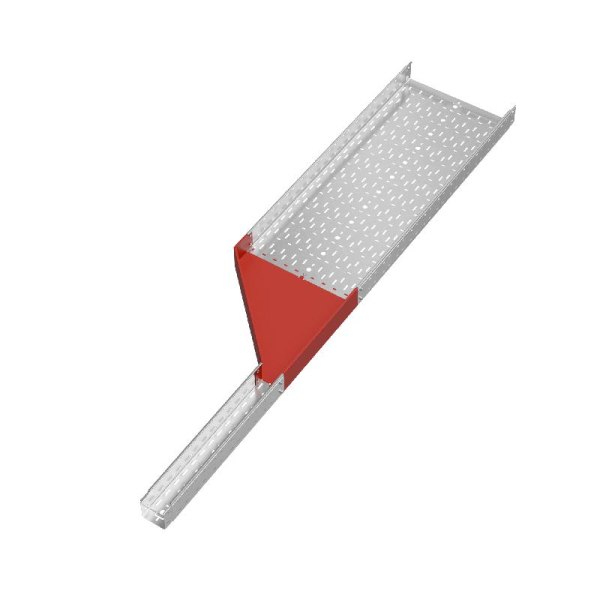 Переходник для лотка левый 100х100-500 "ПЛЮС" PDplus100-100-500-L INOX304 КМ PL5863