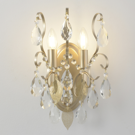 Crystal Lux Бра Crystal Lux ESMIRALDA AP2 GOLD