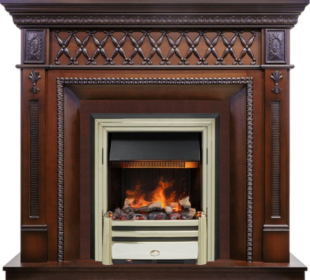 Dimplex Каминокомплект Alexandria - Махагон коричневый антик с очагом Cavendish