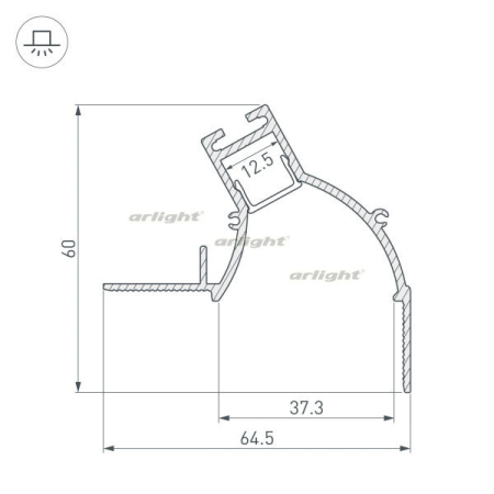 Профиль Arlight 034981