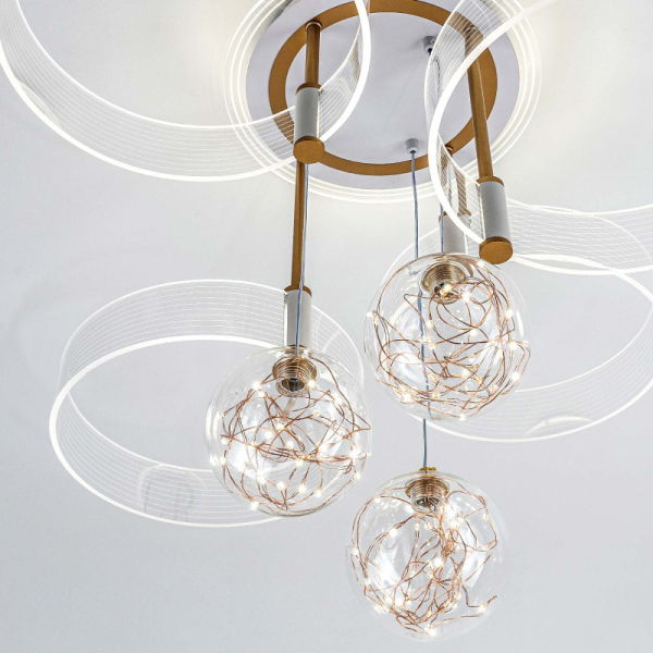 Накладная люстра LED4U L1040-750 WT