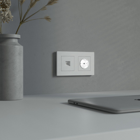 Розетка Werkel W1171461 белый матовый