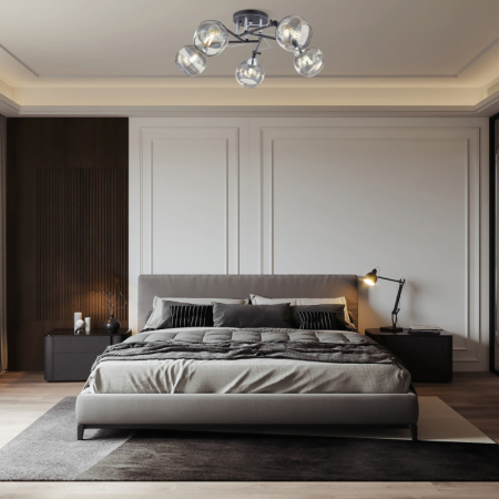 Накладная люстра Arte Milano 323685/5B BK+CR