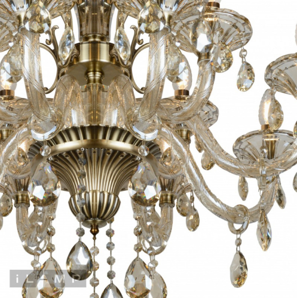 Подвесная люстра iLamp 61079-8+4 BR