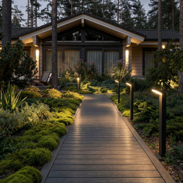 Садово-парковый светильник Elektrostandard 1542 3000K Чёрный