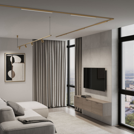 Светильник на шине Elektrostandard 85527/01 латунь