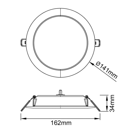 Встраиваемый светильник Mantra 9296