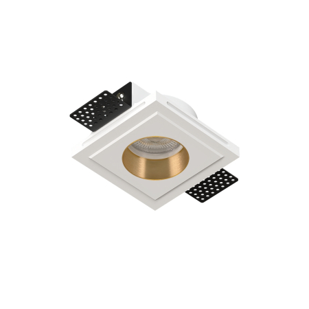 QUASAR 55 FLAT BRASS Встраиваемый потолочный гипсовый светильник