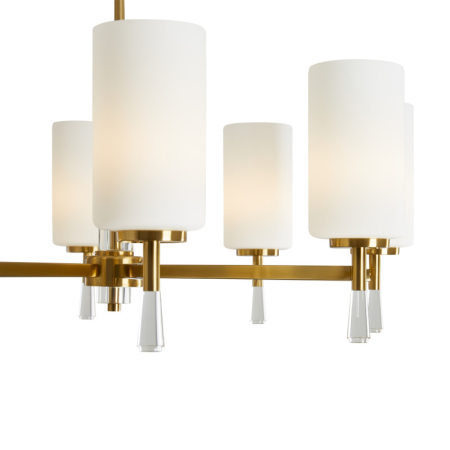 Люстра на штанге Freya FR2031PL-08BS