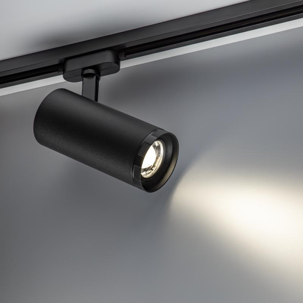Светильник трековый светодиодный ARTLINE поворотный 80х80х170мм 30Вт 2380Лм 4000К 230В алюм. 15.5кв.м черн. Ritter 59742 5