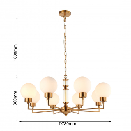 Подвесная люстра Favourite 2670-8P