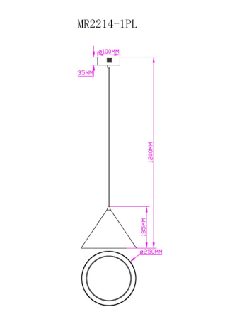 Подвесной светильник MyFar MR2214-1PL