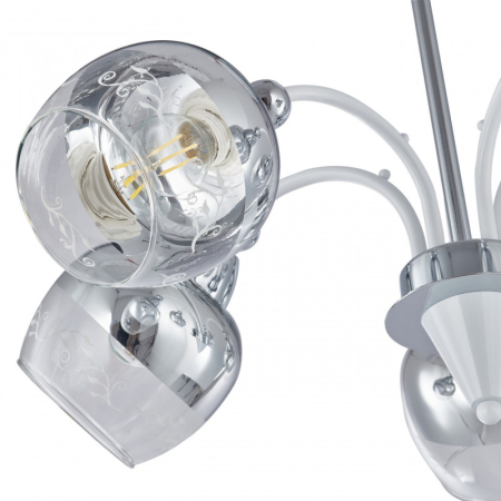 Люстра на штанге Arte Milano 326008/5A WH+CR