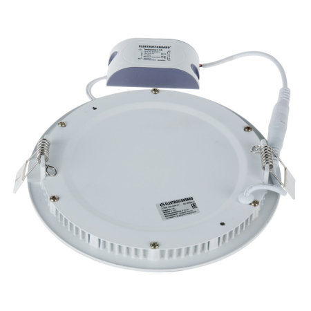 Светильник Downlight Elektrostandard DLR006 12W 4200K PS/G перламутровый серебро/золото