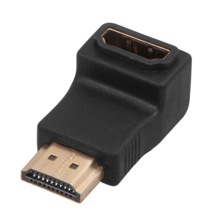 Переходник штекер HDMI - гнездо HDMI угловой Rexant 17-6805