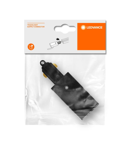 Аксессуар для трекового светильника TRACKLIGHT SUPPLY CONNECTOR BK LEDVANCE 4058075763982