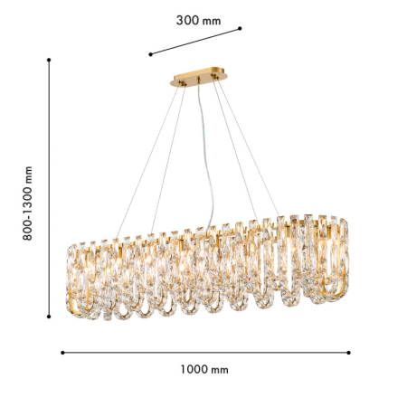 Подвесная люстра Favourite 4721-18P