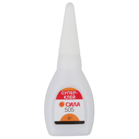 Супер-клей 6г 505-6 пластик (туба в кор.) СИЛА Б0033120