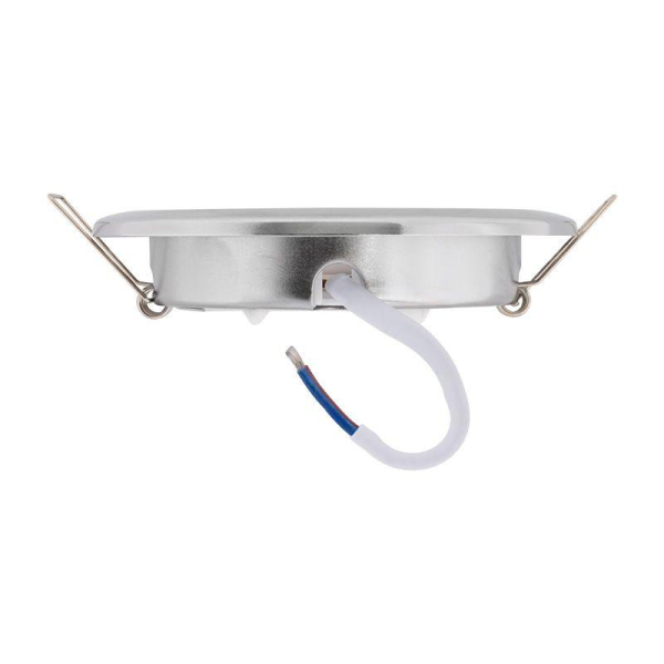 Светильник GX53 хром, термостойкое пластиковое кольцо в комплекте REXANT