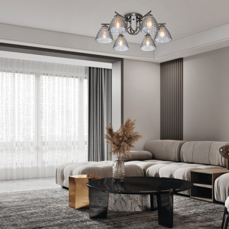 Накладная люстра Escada 659/6PL Black