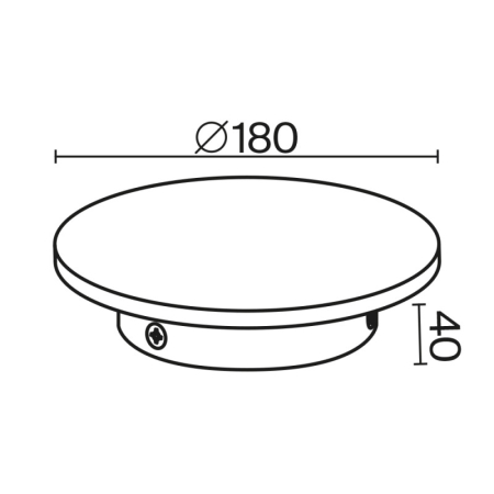 Светильник настенный Maytoni O420WL-L12GF