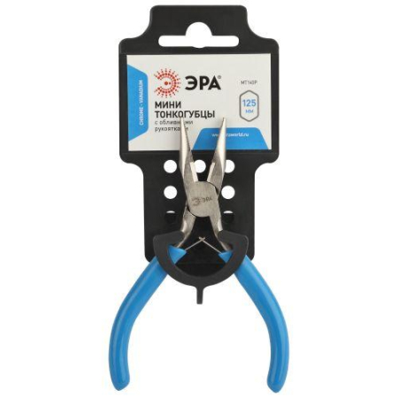 Тонкогубцы 125мм мини обливные рукоятки ЭРА Б0055908