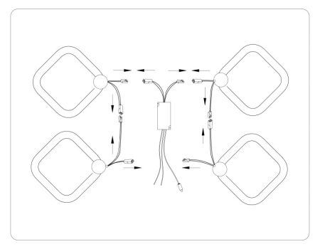 Накладная люстра Ambrella Light FA3819