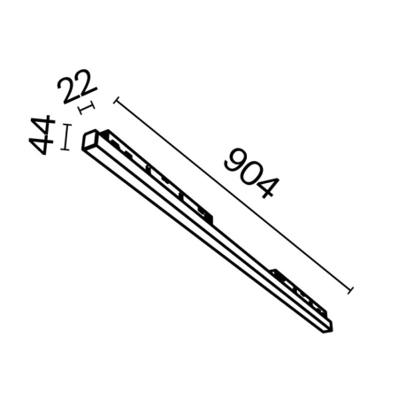 Светильник на шине Maytoni Technical TR030-4-30WTW-DD-W