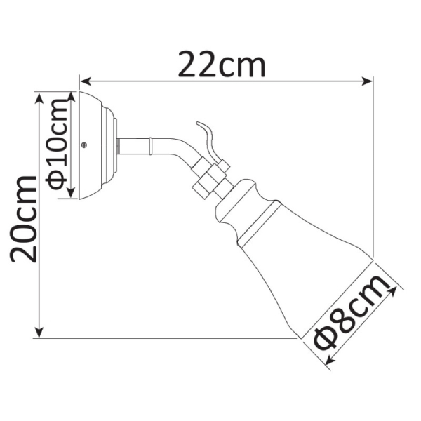 Спот ARTE Lamp A9231AP-1AB
