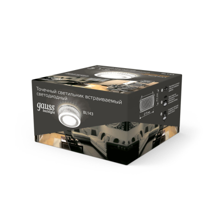 Накладной светильник Gauss BL143