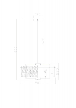 Люстра на штанге Freya FR5166PL-06BS