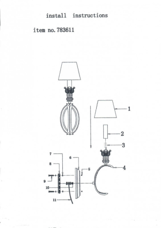 Бра Lightstar 783611