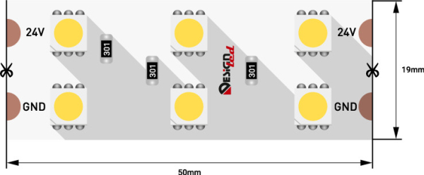 Лента DesignLed DSG5120-24-WW-33