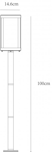 Садово-парковый светильник ARTE Lamp A4569PA-1BK